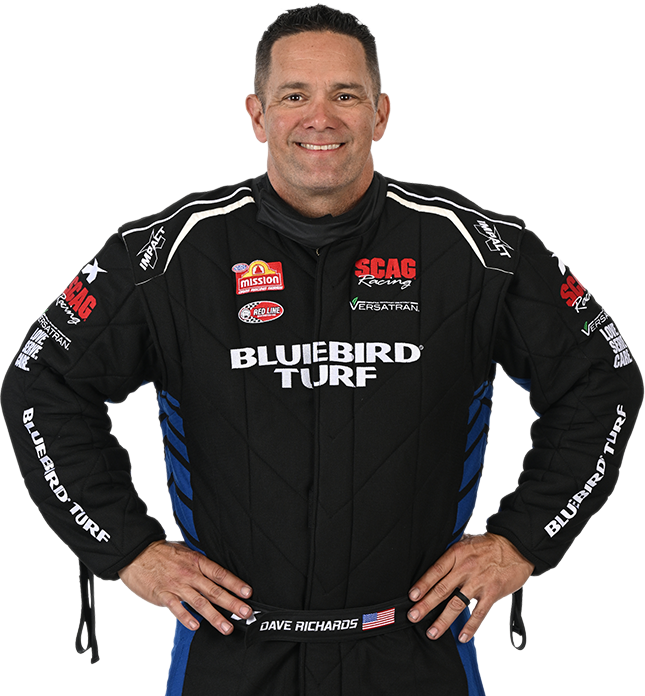 Headshot of driver Dave RIchards.